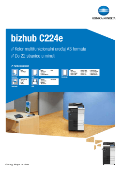 Brošura bizhub C224e, PDF