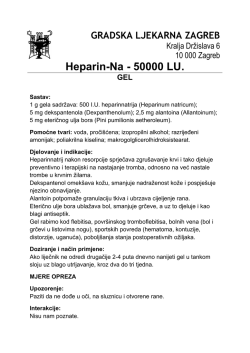 Heparin-Na - 50000 LU. GEL