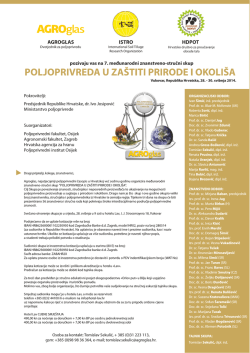 drugi poziv prva strana.pdf - Poljoprivredni fakultet u Osijeku