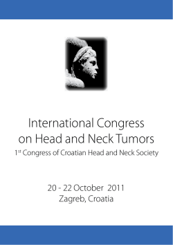 International Congress on Head and Neck Tumors
