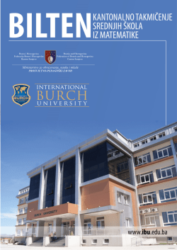 kliknite ovdje. - International Burch University