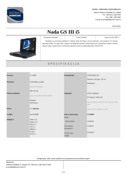 Nada GS III i5