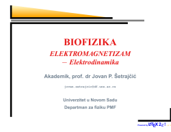 Biofizika Elektromagnetizam-2