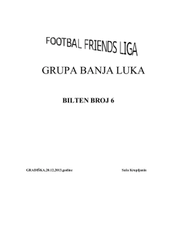 Klik za Biltena - FK Radnik Urije Prijedor