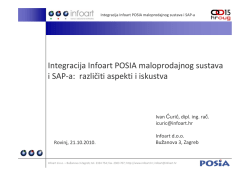 Integracija Infoart POSIA maloprodajnog sustava i SAP-a