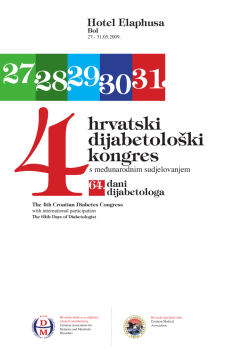 hrvatski dijabetološki kongres - CRO-ENDO