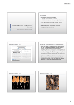 (Microsoft PowerPoint - Osobitosti hranidbe pojedinih vrsta