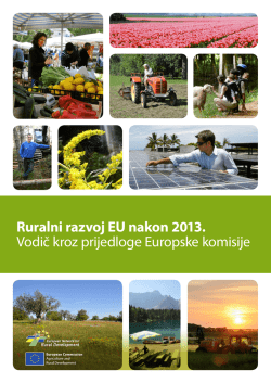 Ruralni razvoj EU nakon 2013. Vodič kroz prijedloge Europske