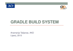 Gradle build system – Anamarija Talijanac (AKD)