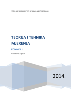 Teorija i tehnika mjerenja_K1.pdf - Strojarski fakultet u Slavonskom