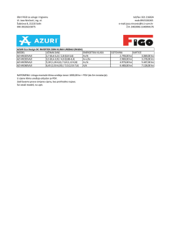 Obrt FIGO za usluge i trgovinu tel/fax: 021 - Figo