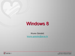 Windows 8 - Sistemac.srce.hr