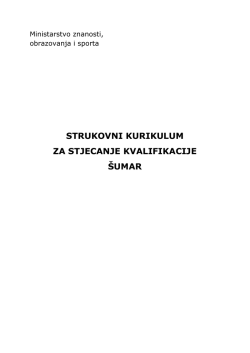 Dodatak E - Šumarska i drvodjeljska škola Karlovac