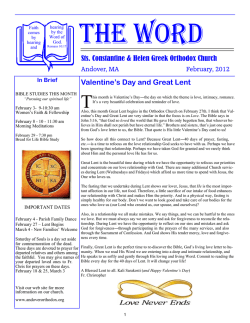 February 2012 newsletter.2 - Sts. Constantine and Helen Greek