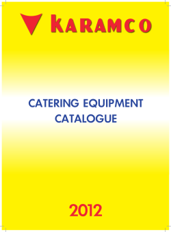 CATERING EQUIPMENT CATALOGUE