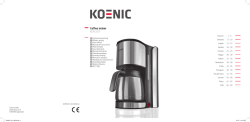 Coffee maker KCM 207 - Koenic