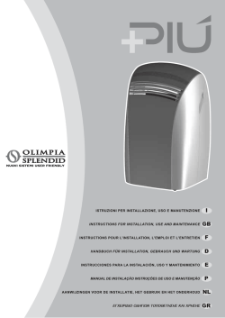 Olimpia Splendid Piu cube 13 User Guide Manual AIR