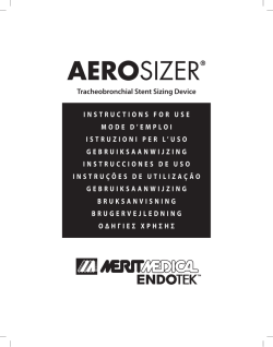 AEROSIZER® - Merit Medical Endotek