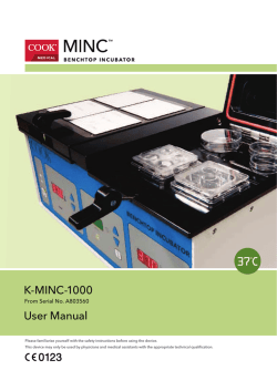 K-MINC-1000 User Manual