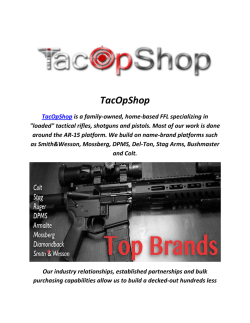 TacOpShop : AR Tactical Rifles For Sale