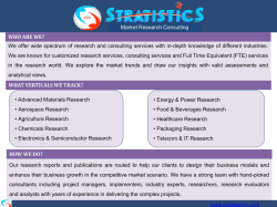 Packaging Market Research Reports, Analysis, Consulting | Stratistics MRC