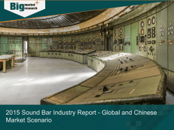 2015 Sound Bar Industry Report - Global and Chinese Market Scenario