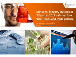 Methanol Industry Outlook in Taiwan to 2019 - Market Size, Price Trends and Trade Balance