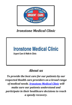 Ironstone Riverside Medical Clinic Urgent Care