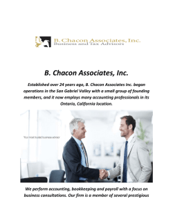 B. Chacon Accountants in Ontario