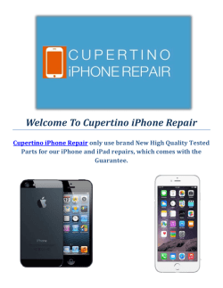 Apple iPhone Repair in Cupertino, CA