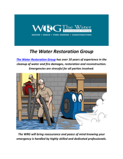The Water Damage & Restoration Group in Miami, FL