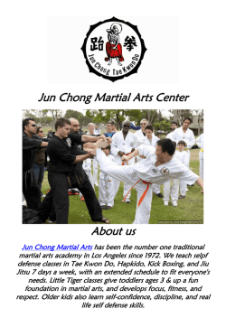 Karate Classes Los Angeles at Jun Chong Martial Arts Center