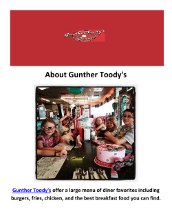 Gunther Toody's Family Friendly Restaurants Denver