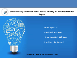 Global Military Unmanned Aerial Vehicle Market Growth and Forecast 2021