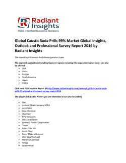 Global Caustic Soda Prills 99% Market Size, Global insights, Professional Survey Report 2016 by Radiant Insights