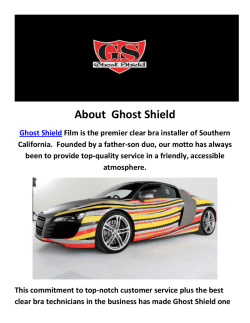 Ghost Shield Car Wrapping in Los Angeles