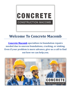 Concrete Contractor in Macomb