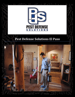 Pest Defense Solutions El Paso : Pest Control in El Paso, TX