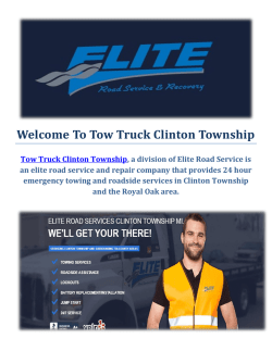 Towing Service in Clinton Township
