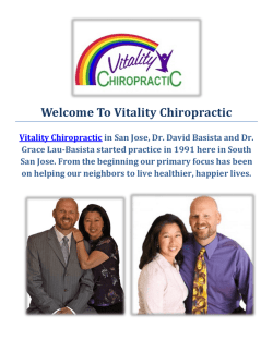 Vitality Chiropractic | Chiropractor in San Jose