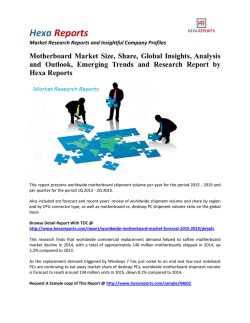Motherboard Market Share, Costs and Research Report: Hexa Reports