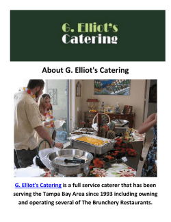 G. Elliot's Event Catering in Tampa, FL