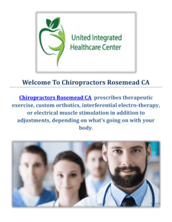 Chiropractors in Rosemead, CA