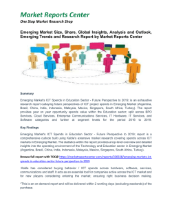 Emerging Market Size, Share, Global Insights, Analysis and Outlook