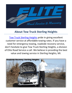 Truck Towing Service in Sterling Heights, MI