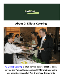 G. Elliot's Catering Company in Tampa, FL