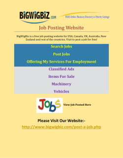 Job Posting Website