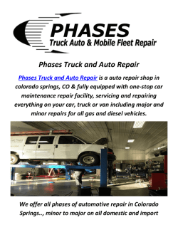 Diesel Truck Repair in Colorado Springs, CO By Phases Truck and Auto Repair