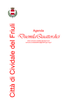 Agenda del Comune - Comune di Cividale del Friuli