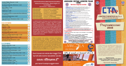 Scarica la programmazione 2015 - CTA Cuneo Centro Turistico Acli